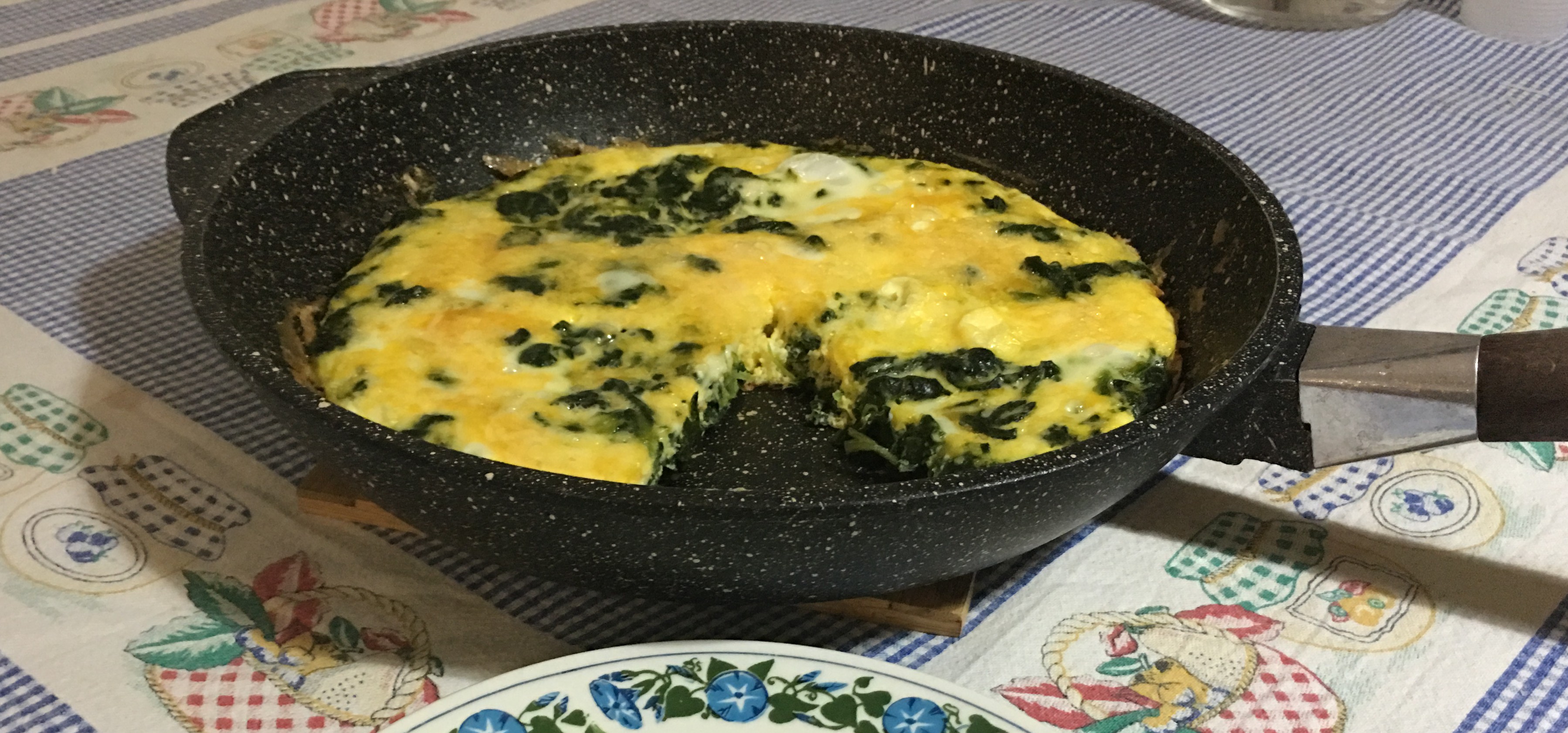 Frittata con le cime di rapa (friarielli) 2