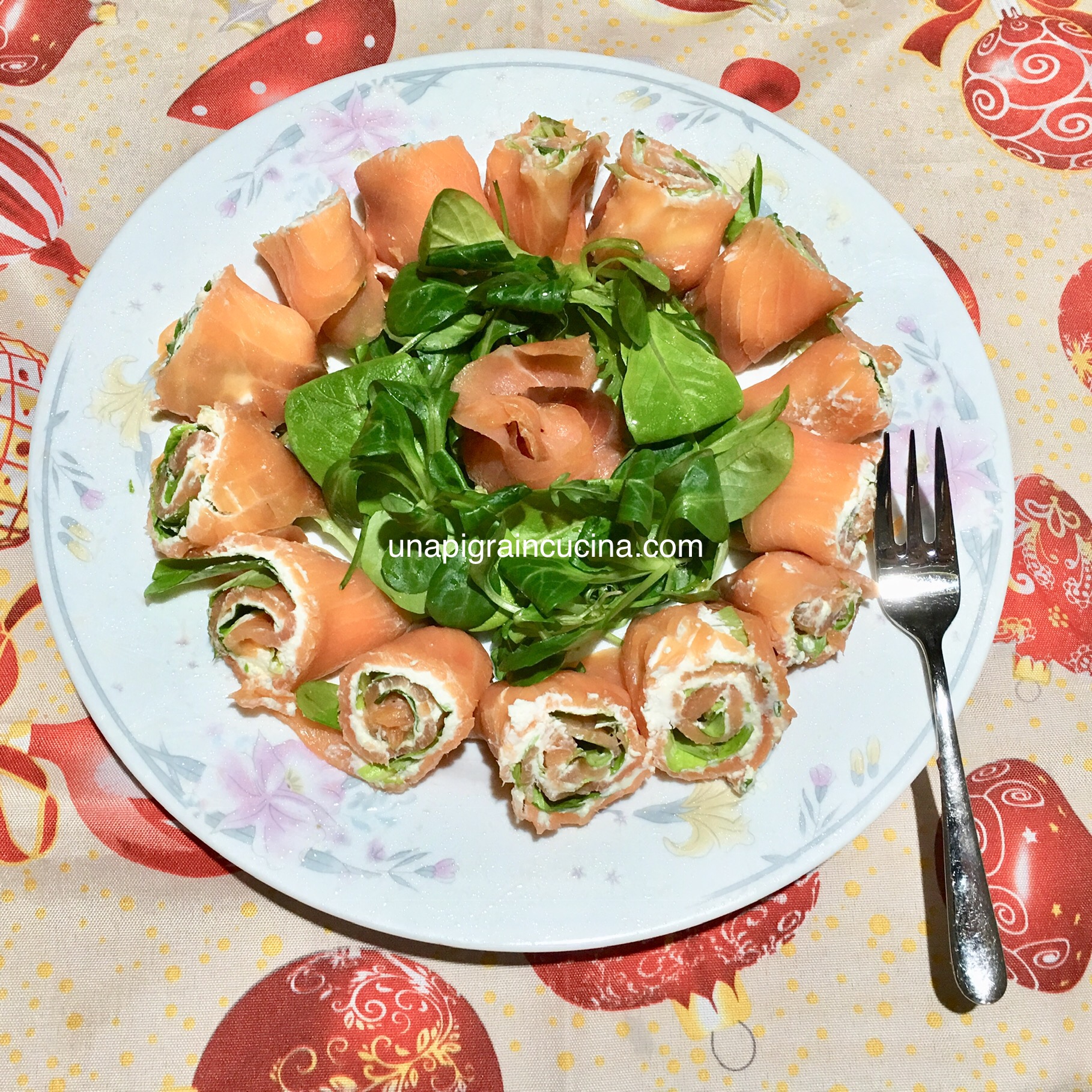 Involtini freddi salmone e crescenza 3