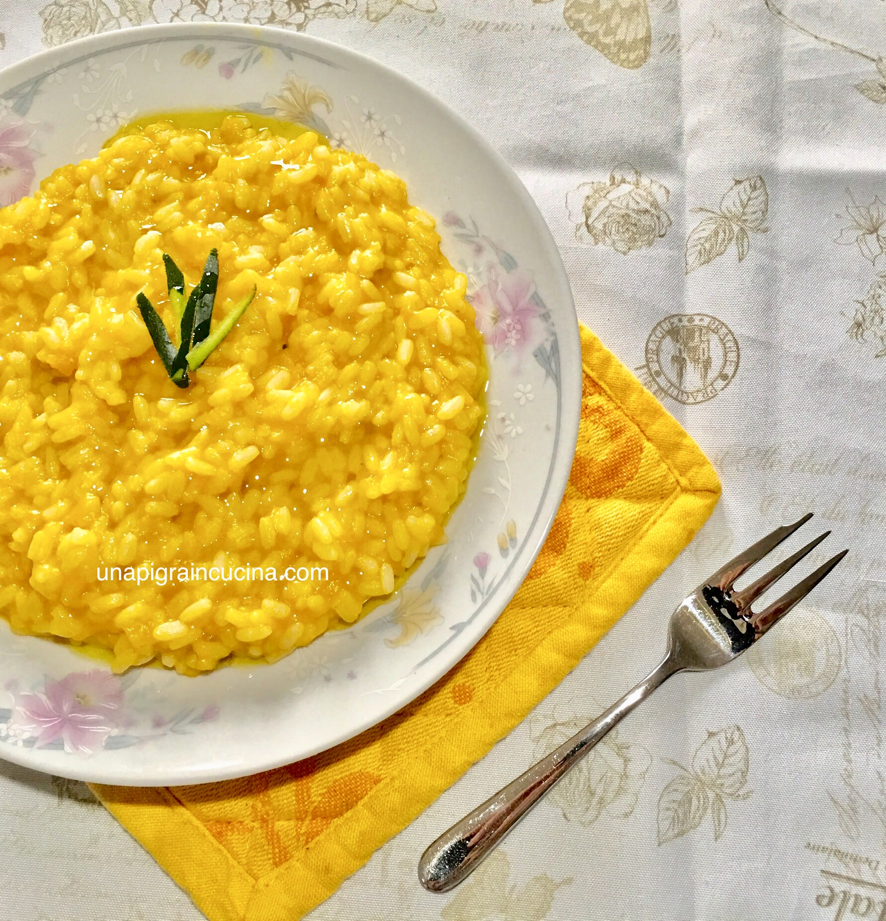 Risotto con la zucca