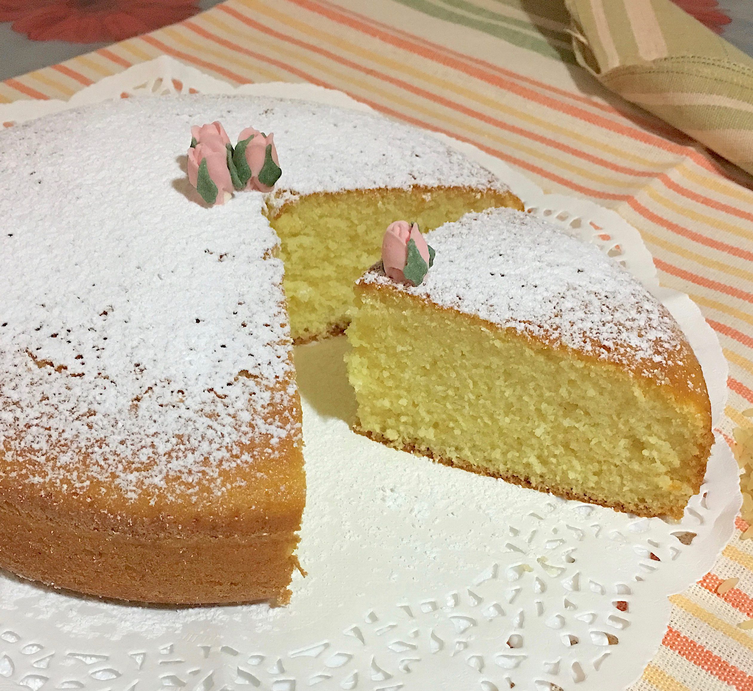 Torta Farina Di Riso E Yogurt Senza Burro Una Pigra In Cucina