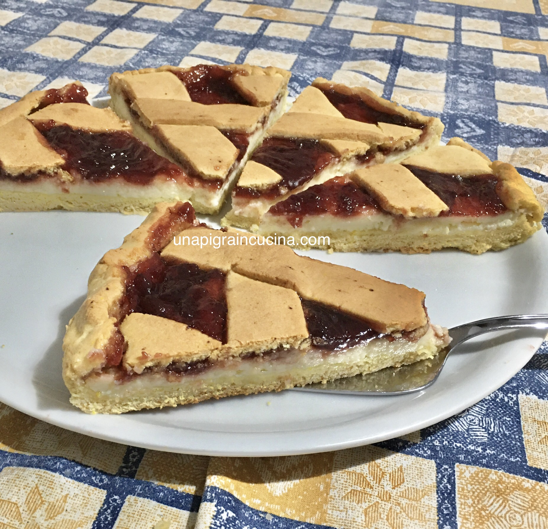 Benedetta Parodi Ricetta Tronchetto Di Natale.Crostata Ricotta E Marmellata Con Pasta Frolla All Olio Una Pigra In Cucina